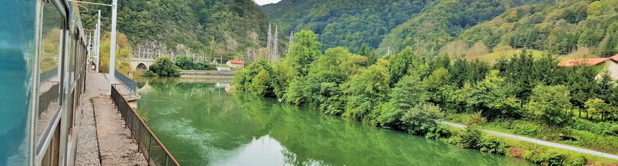 On the beautiful train ride from Vienna to Ljubljana