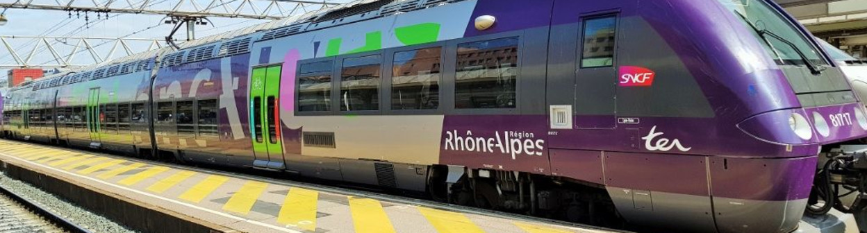 One of the newer trains used on most TER services from/to Lyon