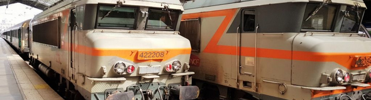 IC trains at the Gare Du Nord