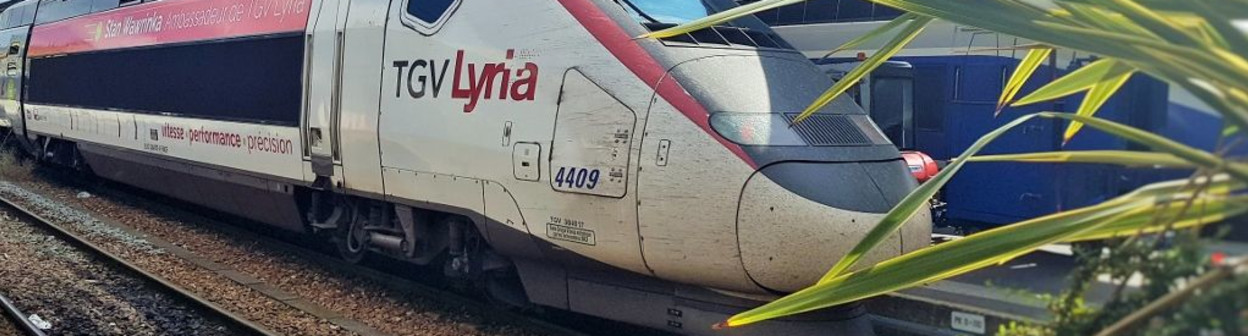 A Lyria train has arrived in Paris