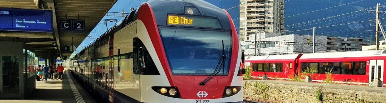 The type of train most often used on the double-deck RE services