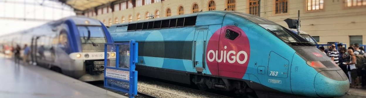 A Ouigo train in Marseille