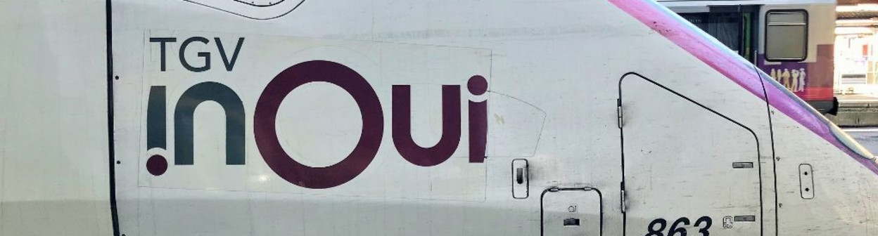 The inOui branding which is now used for some TGV services in France