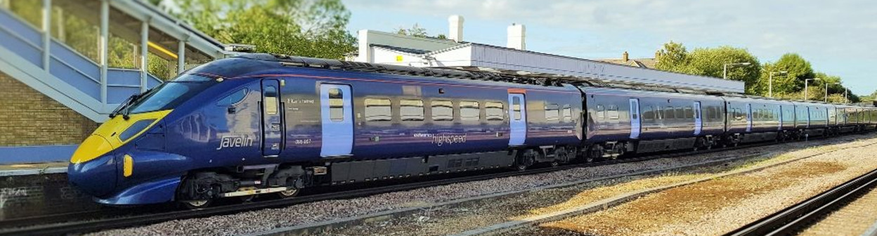 A Javelin train has arrived in Canterbury