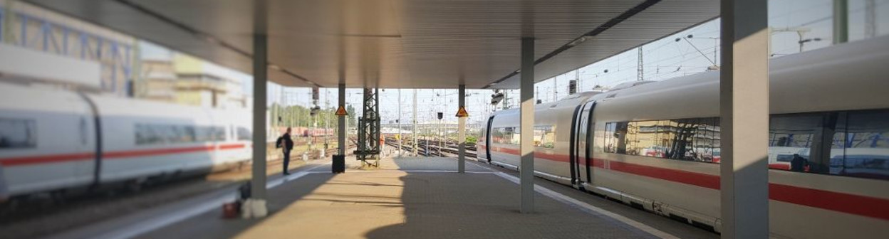 ICE trains at Mannheim Hbf