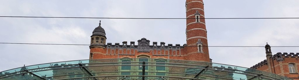 The main entrance at  Gent Sint-Pieters station