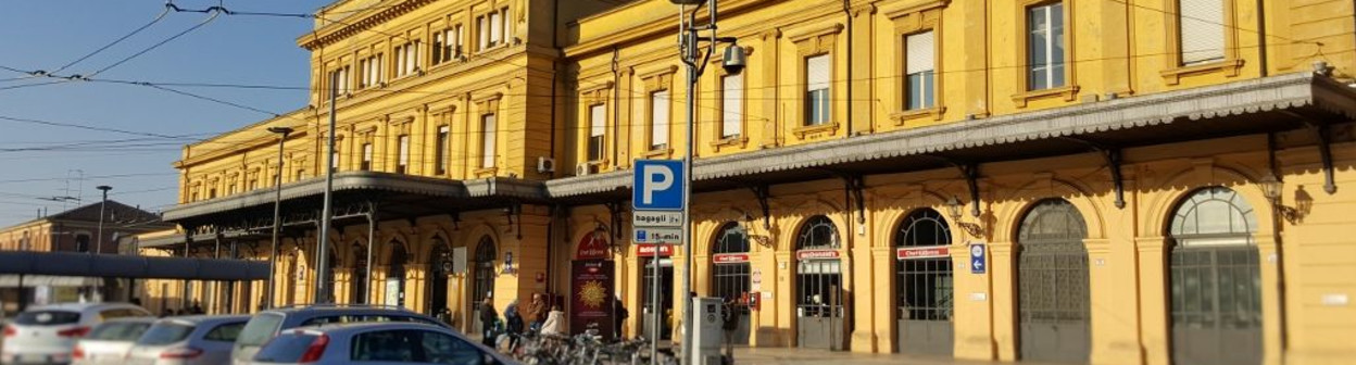 The main station building at Modena