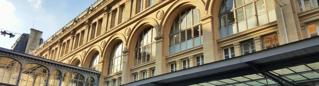 Exterior view of the side of Paris Saint-Lazare 