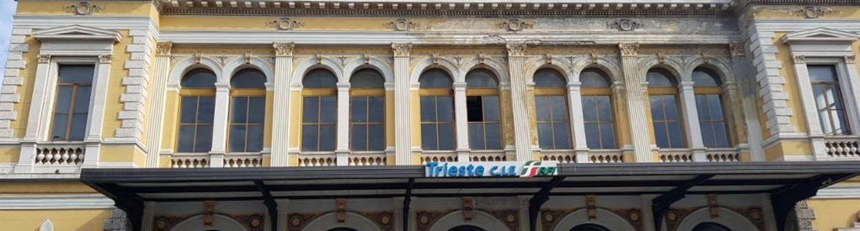 The entrance to Trieste Centrale looks as beautiful as it did back in 1878