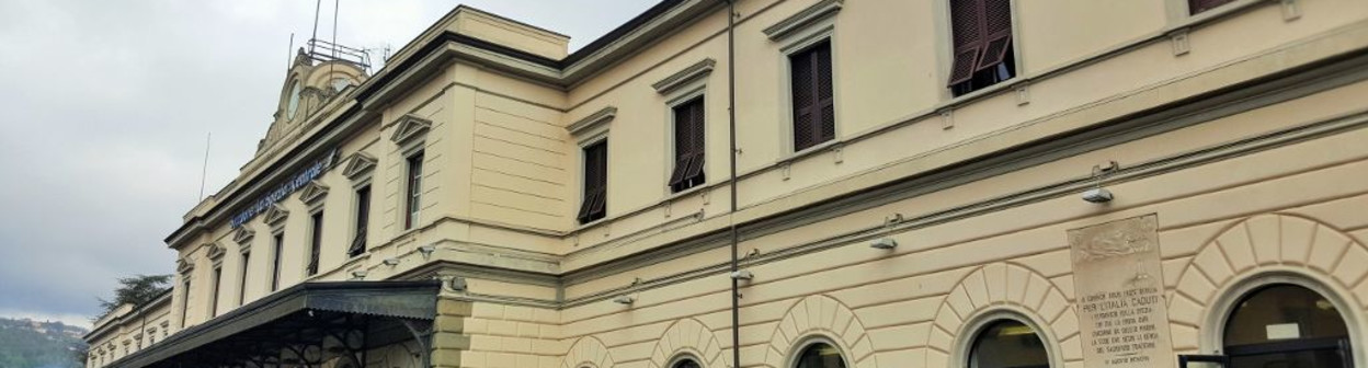 The main station building at La Spezia Centrale