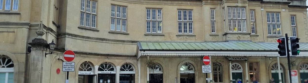 The main station building at Bath Spa has been little altered since it opened in 1840