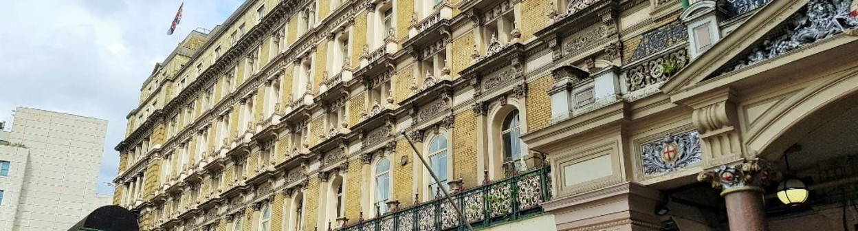 Charing Cross hotel was constructed above the main (Strand) entrances to the station in 1865 