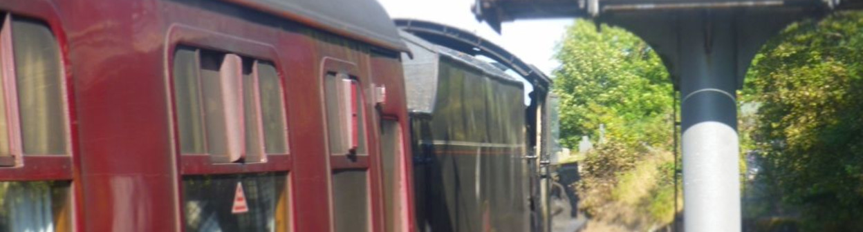 The Jacobite Steam Train departs from Fort William