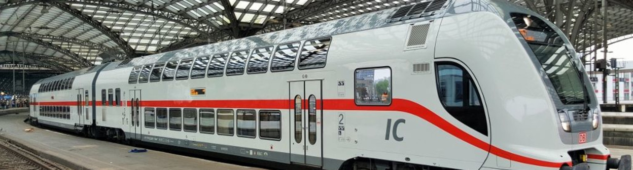One of the relatively new Intercity 2 trains