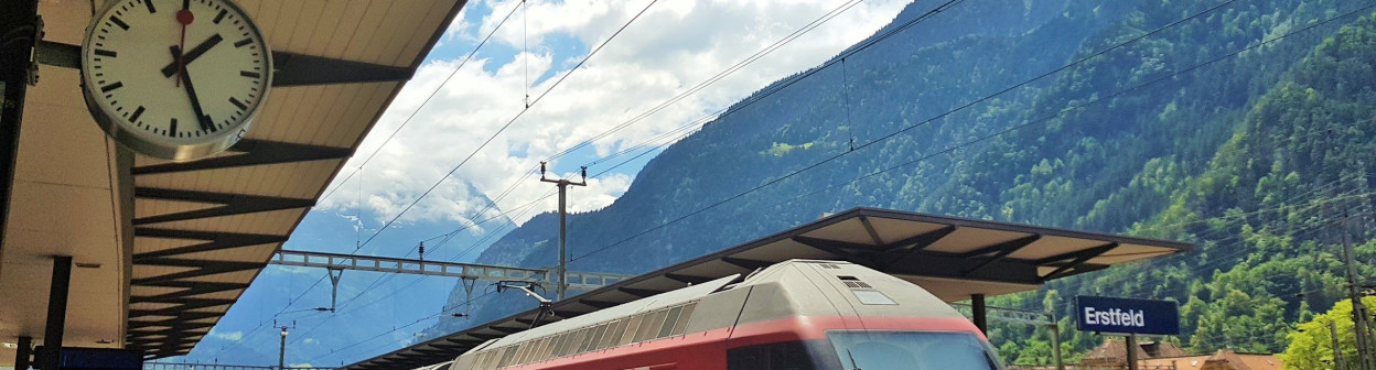 train journey to switzerland