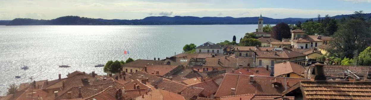 A town on the shore of Lake Maggiore