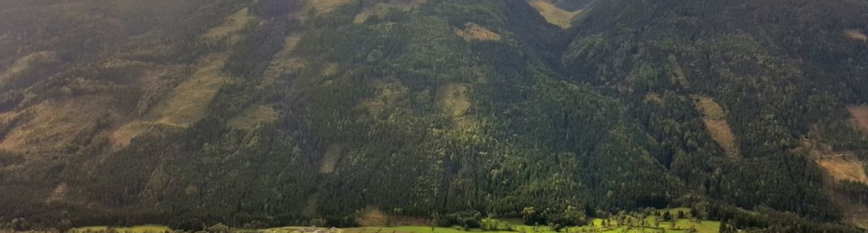 Between Bad Gastein and Villach (from the right)