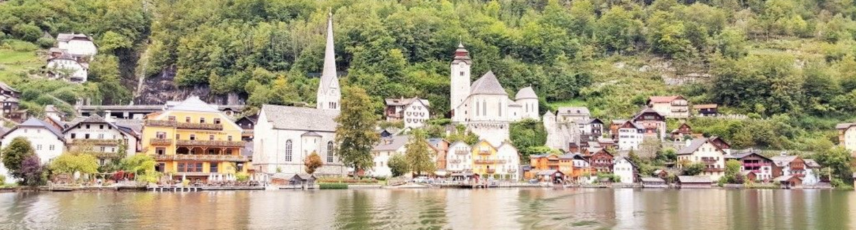 Departing from Hallstatt and heading back to the station