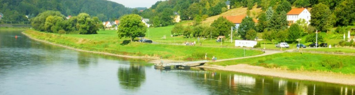 Travelling by the River Elbe on route to the Bastei Bridge