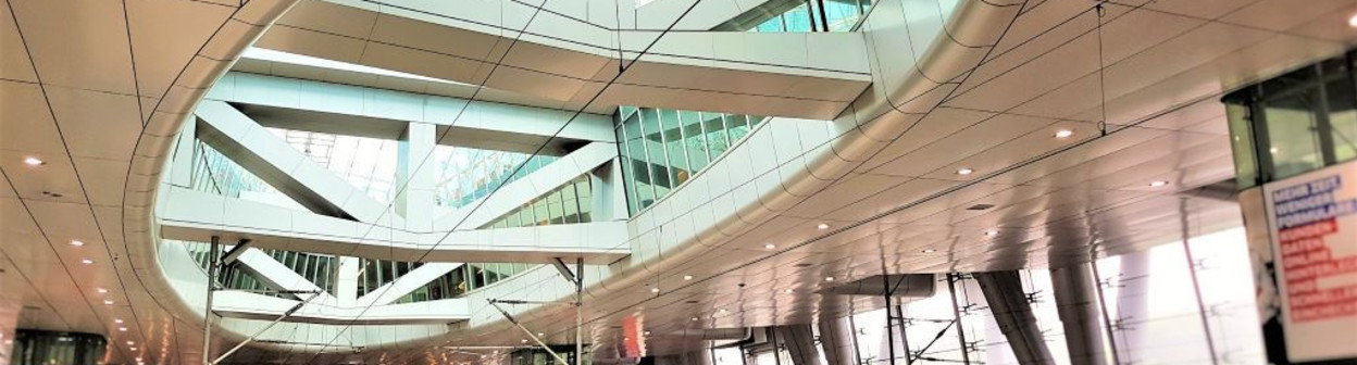 The high speed rail station at Frankfurt Airport