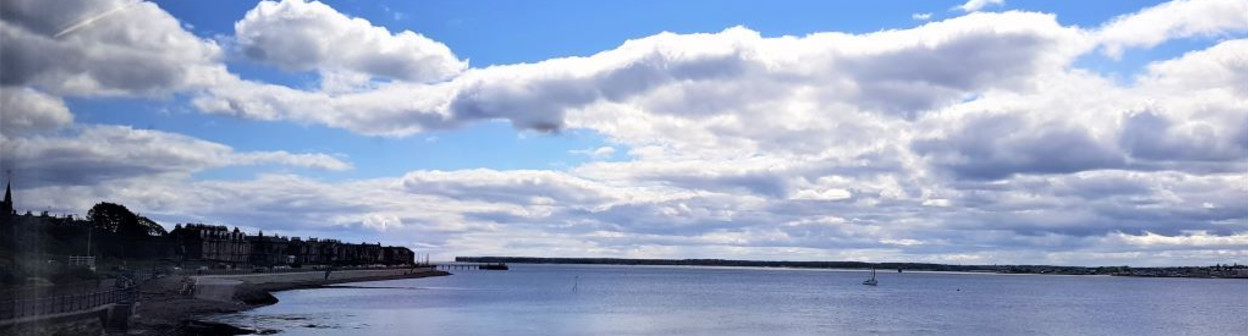 Arriving in Broughty Ferry north of Dundee