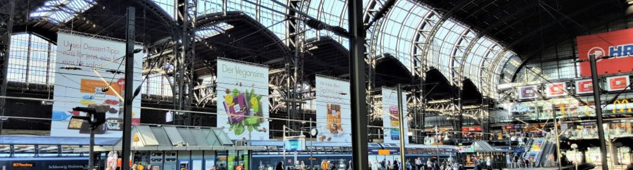 Arrive in Hamburg on a SJ EuroNight train from Stockholm