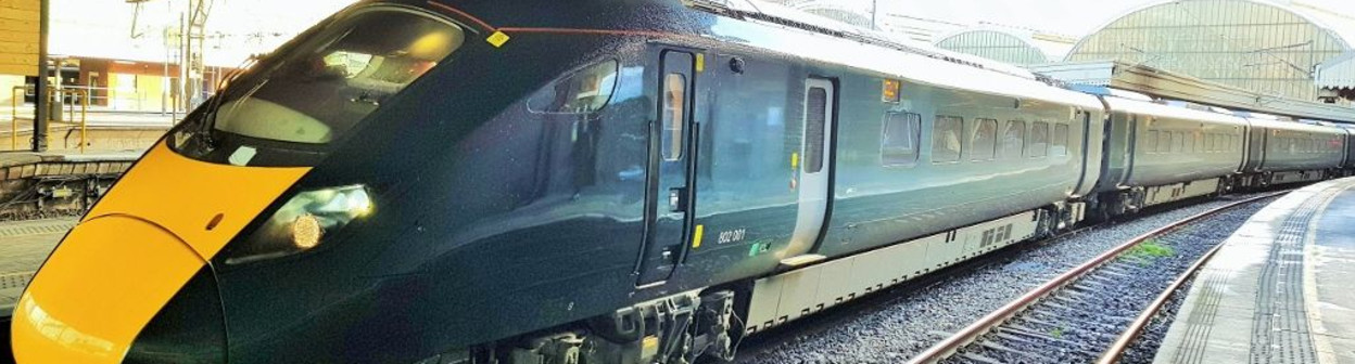 An IET train which has nine coaches