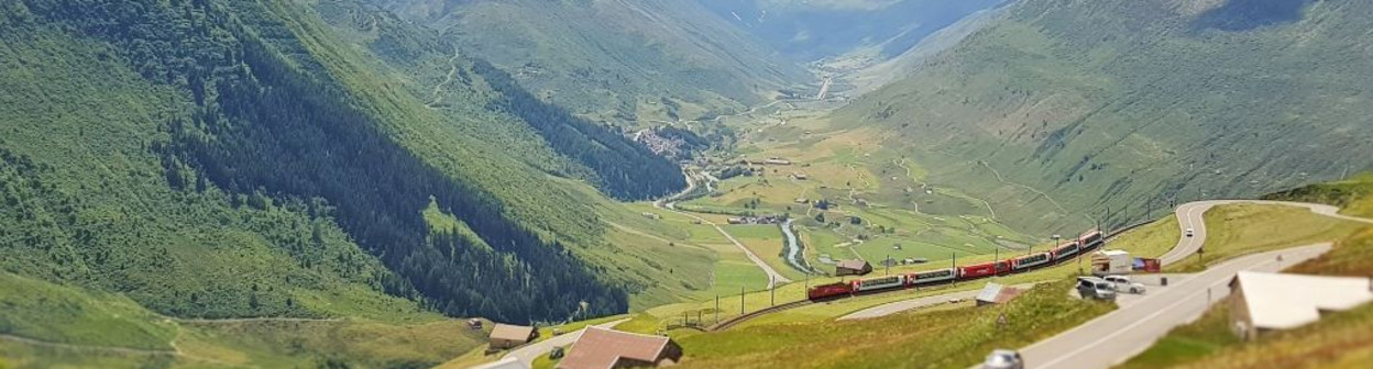 train journey to switzerland