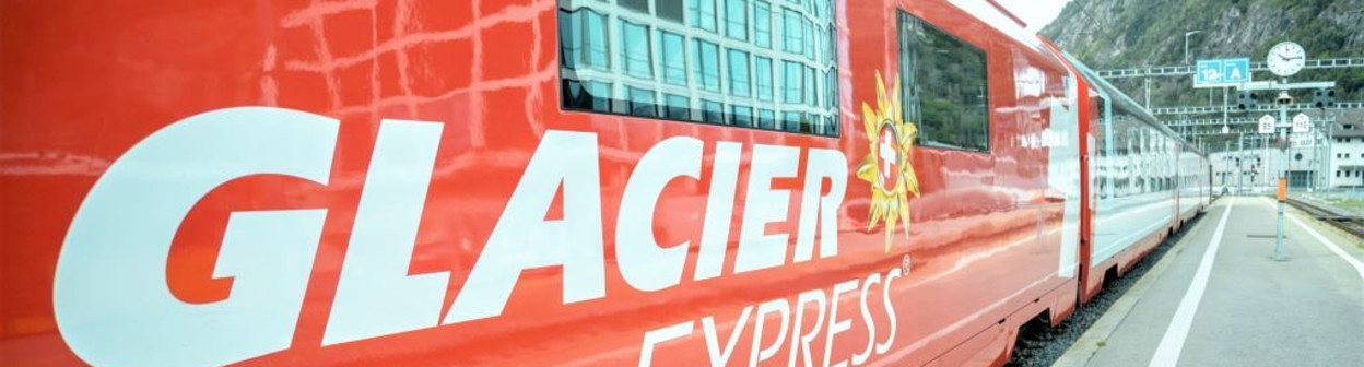 The highlight of this holiday is a winter ride on the Glacier Express