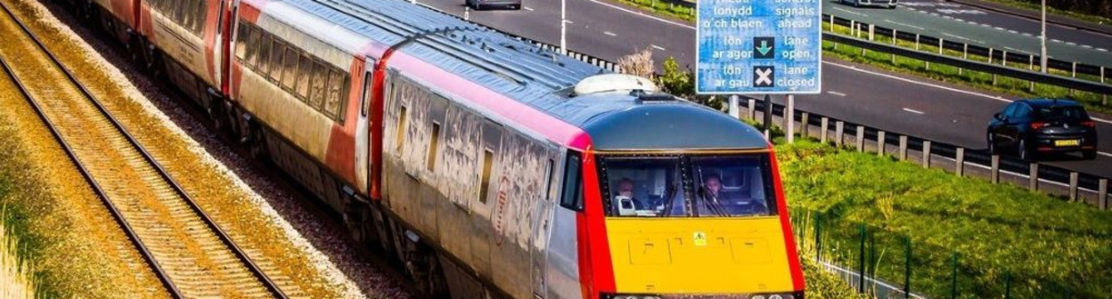 A Premier train operated by Transport For Wales