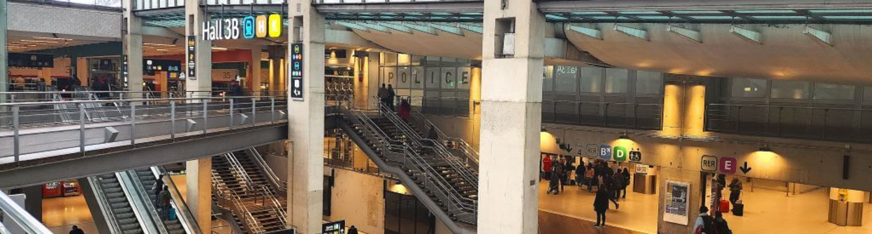 how to transfer to RER line D at the Gare Du Nord