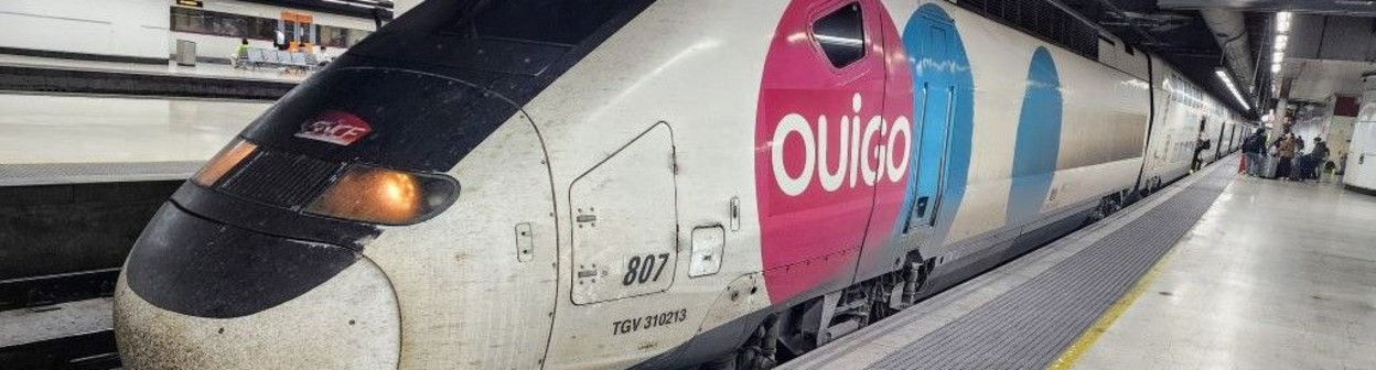 A Ouigo service has arrived in Barcelona