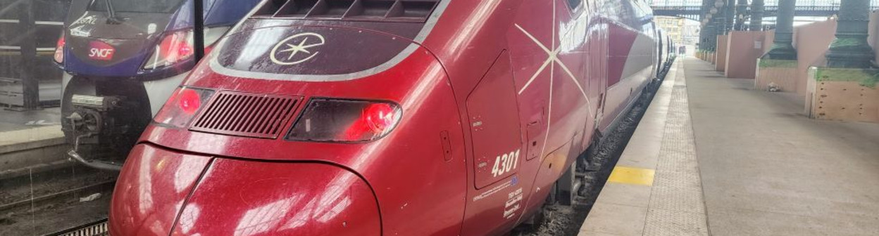 A Eurostar train from Amsterdam has arrived in Paris