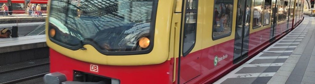 A train on the Berlin S-Bahn