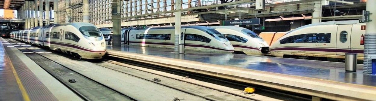 AVE 103 trains at Madrid Atocha