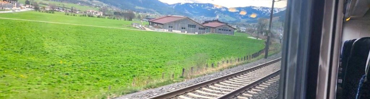 On the train between Sankt Johann and Zell am See