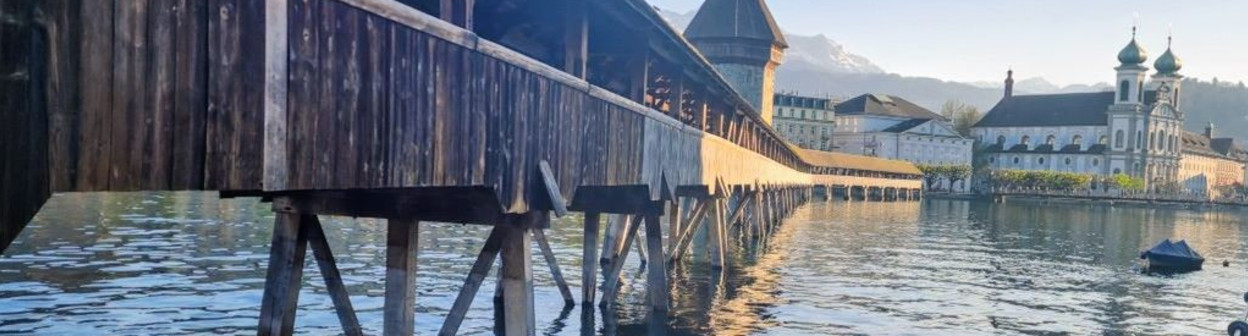 Luzern is a wonderful location in which to spend time between trains