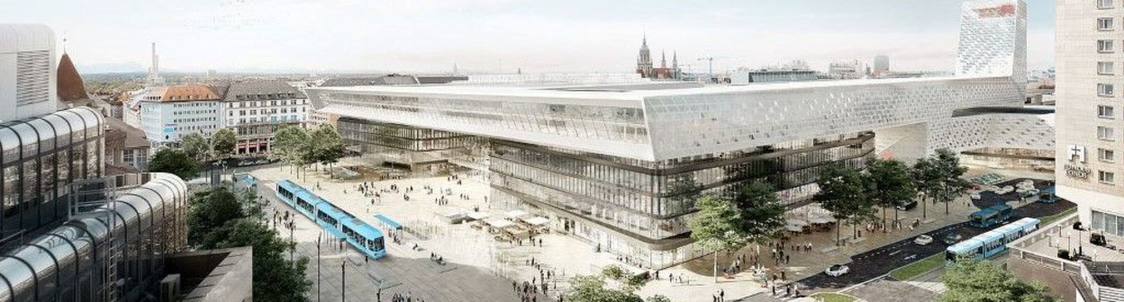 The plan for the new main station in Munich