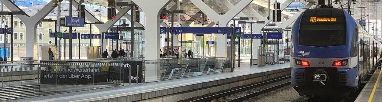in Salzburg Hbf