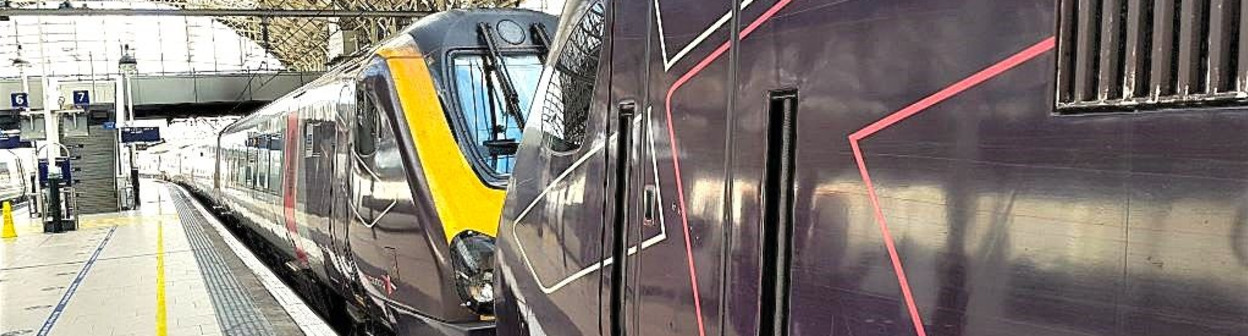 Cross Country Voyager trains at Manchester Piccadilly