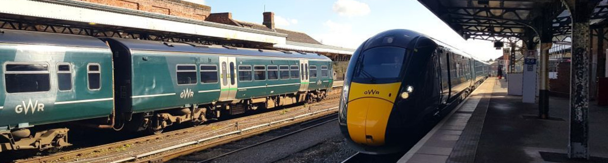 GWR trains at Worcester