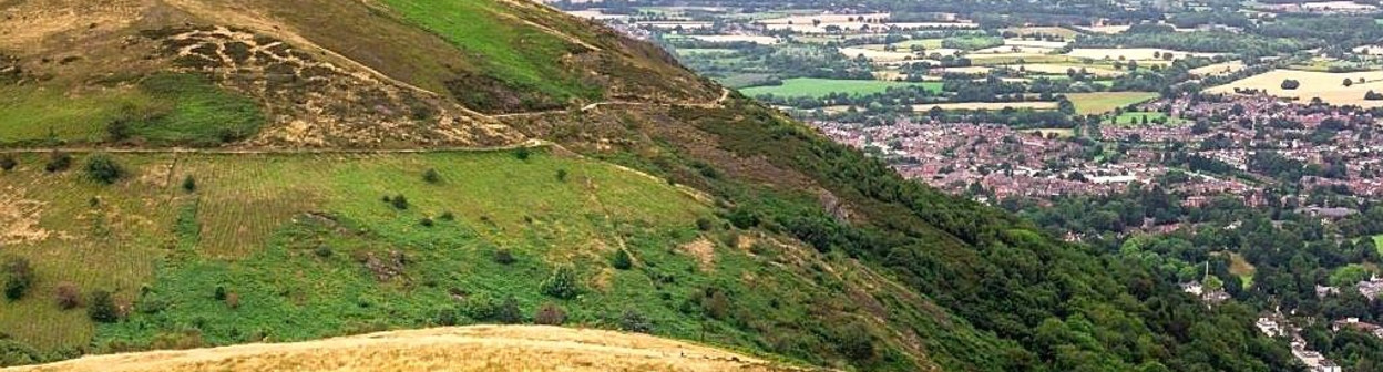to the Malvern Hills by train