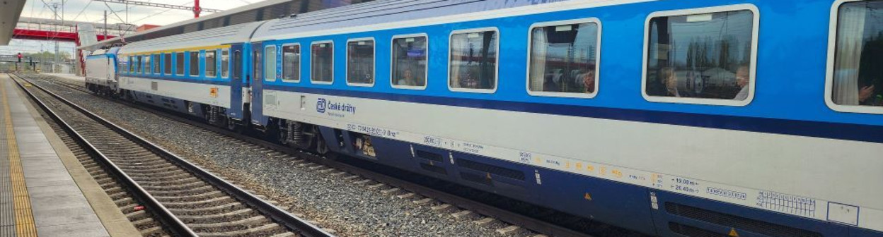 A Czech IC train