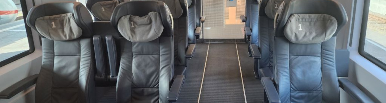 The benefits of travel in first class on European trains