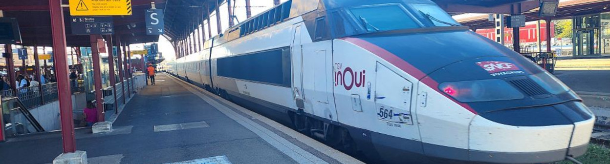 A TGV Réseau train in Strasbourg