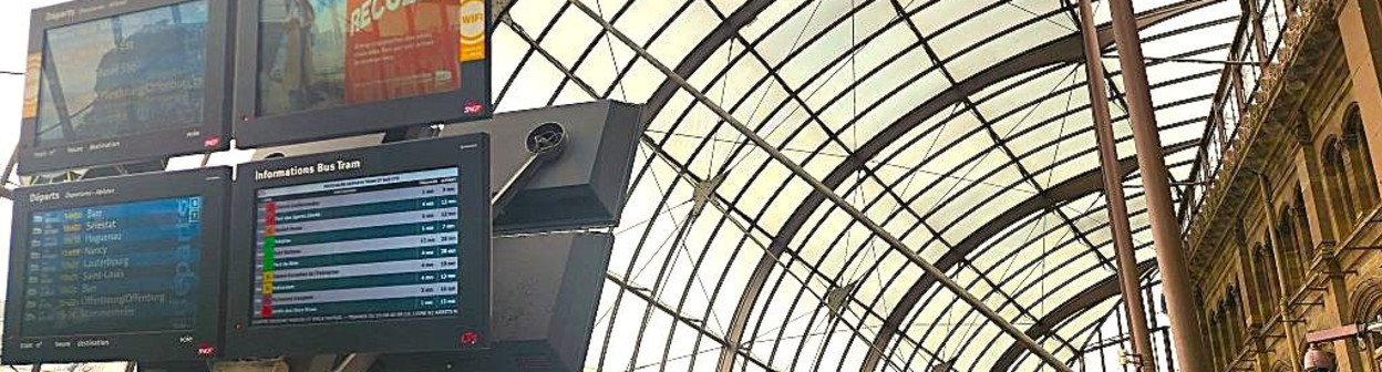 Inside Strasbourg Ville station