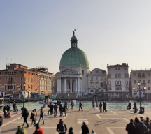 The stunning  San Simeone Piccolo church is across the Grand Canal from Venezia S. Lucia