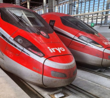 iryo trains await departure from Madrid Atocha