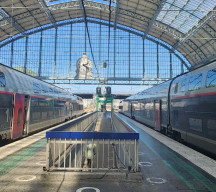 TGV trains in Bordeaux St Jean