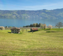 Then on the left before Arth Goldau station, there are some wonderful views over Lake Zug